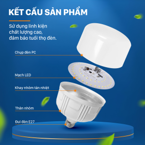 Bóng đèn LED BULB DOB 5W