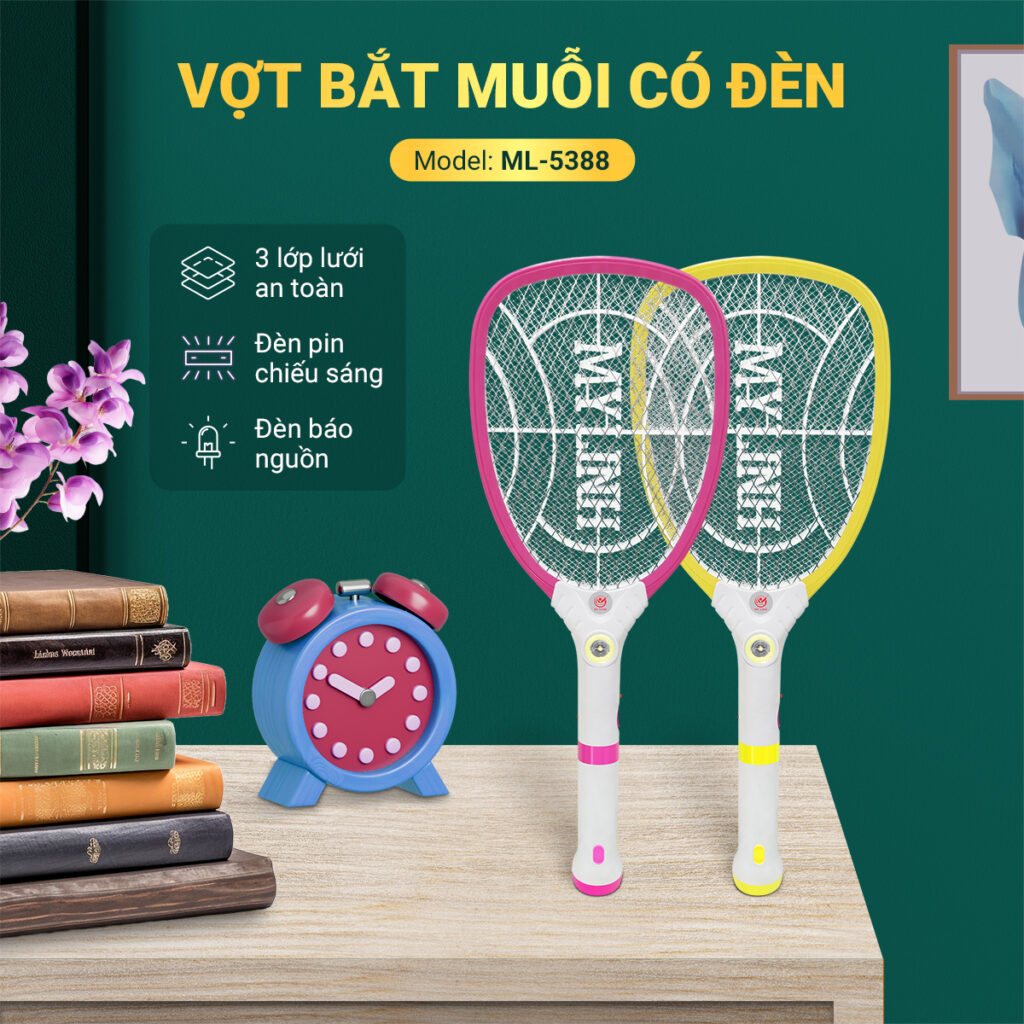 Vợt Bắt Muỗi Có Đèn