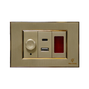 PC Vàng – Viền mạ gold – Data Cat5, Anten Tivi, USB C