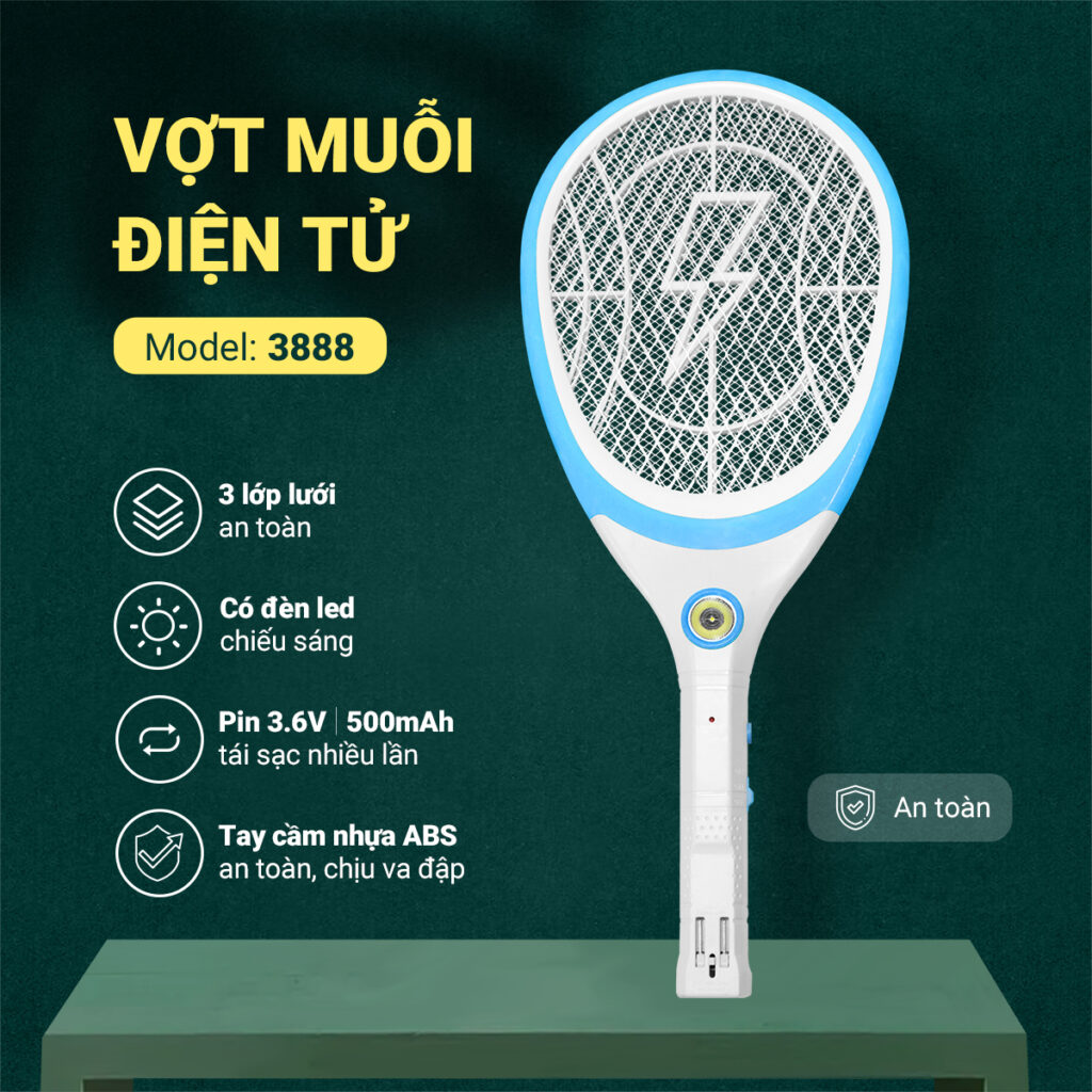 Vợt Muỗi Điện Tử