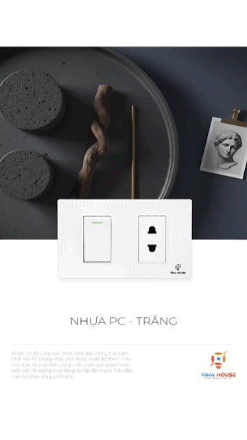 công tắc ổ cắm cao cấp Vina House