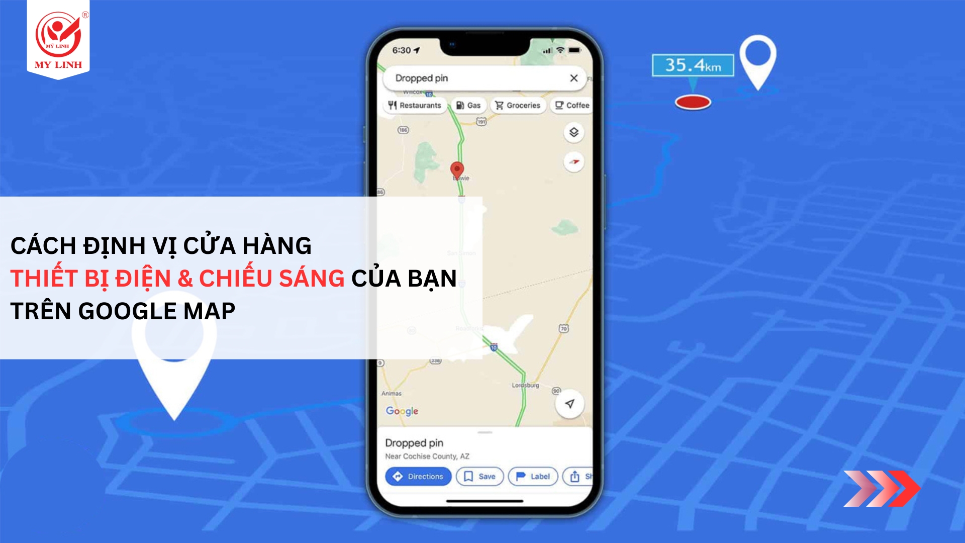 CÁCH ĐỊNH VỊ CỬA HÀNG THIẾT BỊ ĐIỆN & CHIẾU SÁNG CỦA BẠN TRÊN GOOGLE MAP