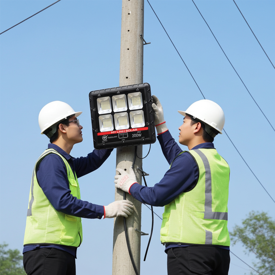 Đèn năng lượng mặt trời Mỹ Linh